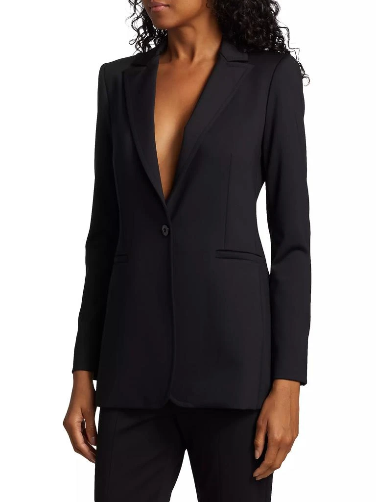 Alice + Olivia Breann Long Fitted Blazer 4