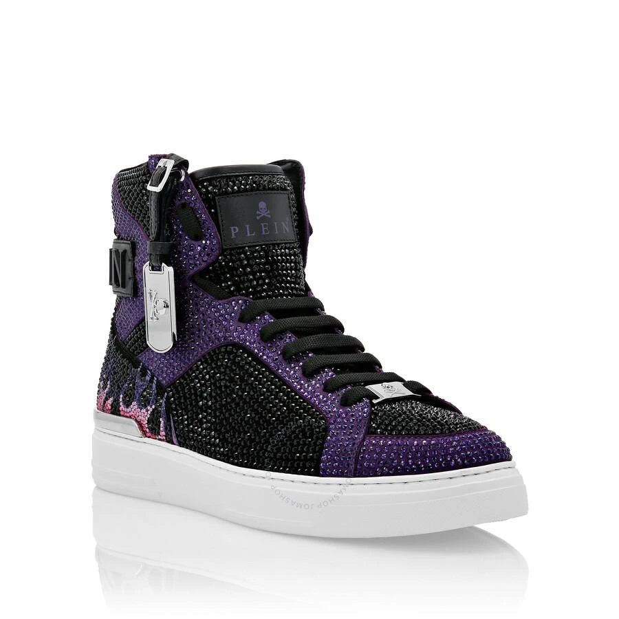 Philipp Plein Crystal Flame Money Beast Hi-Top Sneakers 2
