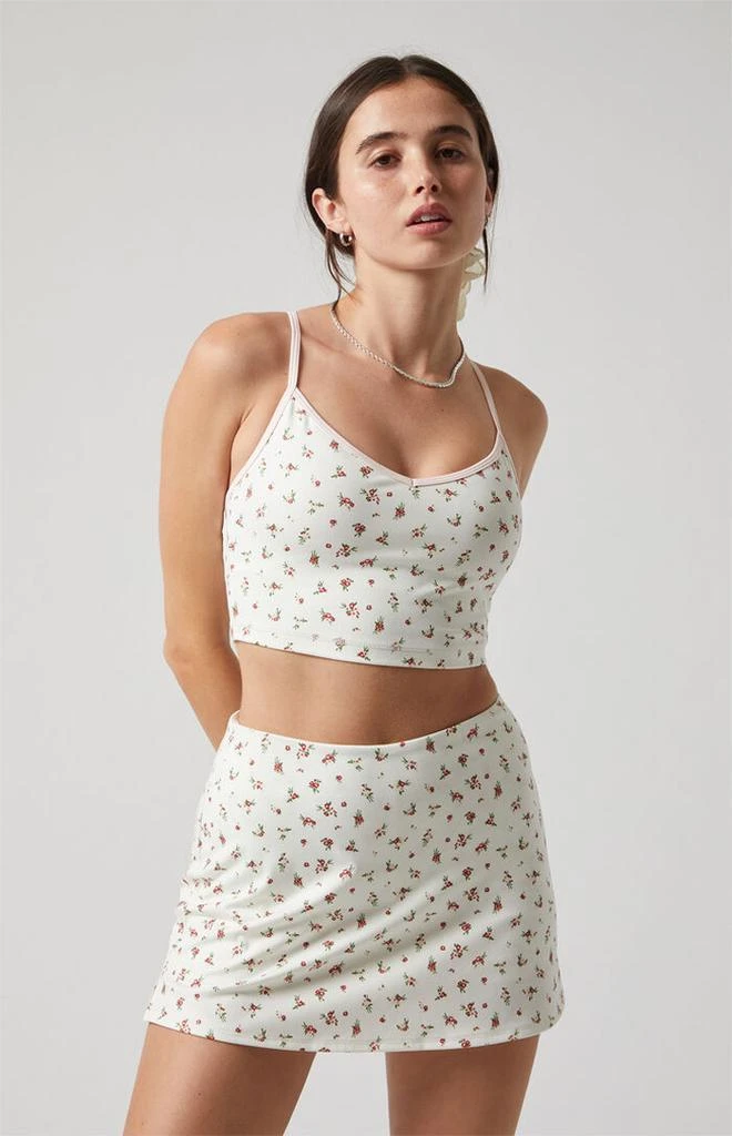 PAC 1980 PAC WHISPER Active Floral Gemini Mini Skort 3