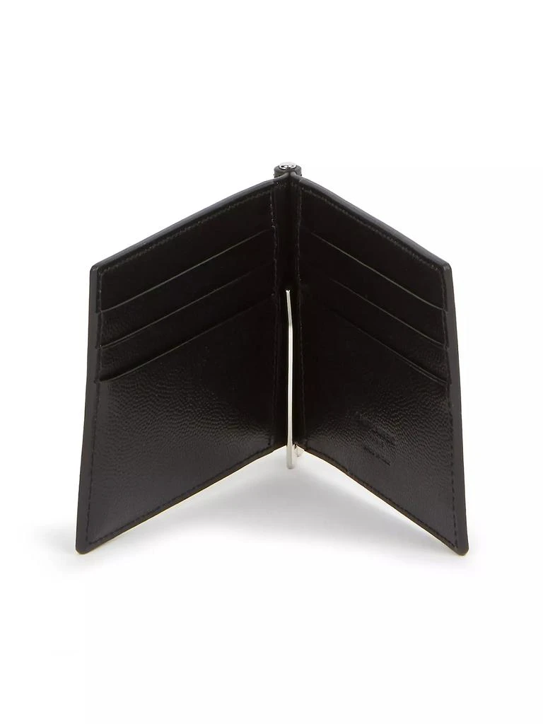Yves Saint Laurent Grain Leather Bifold Wallet 2