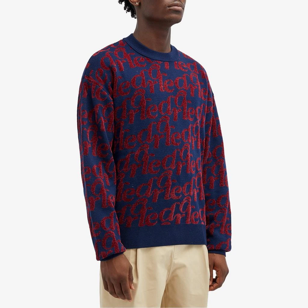 Drôle de Monsieur Drôle de Monsieur Intarsia Logo Knit 2