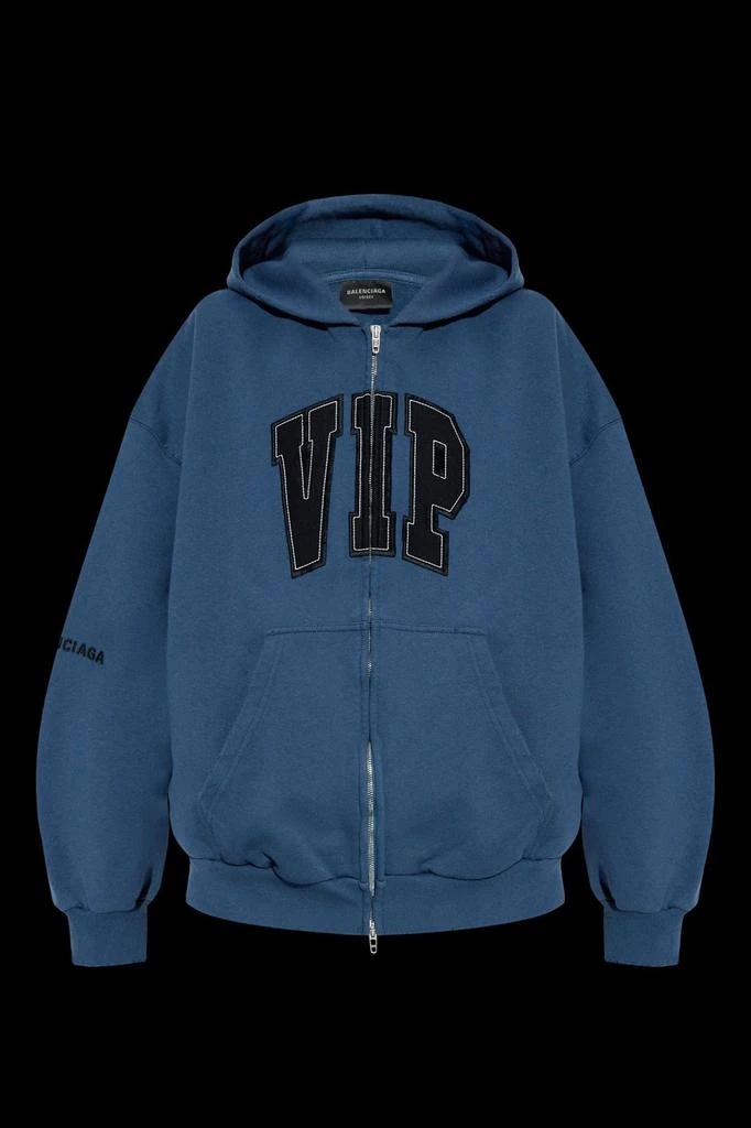 Balenciaga Balenciaga VIP Patch Zipped Hoodie 1