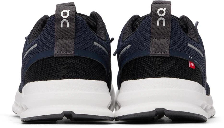 On Big Kids Navy 
Black Cloud Sky Sneakers 2