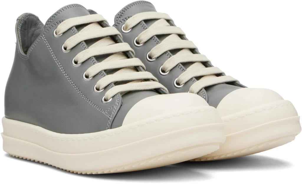 Rick Owens Gray Concordians Low Sneaks Sneakers 4