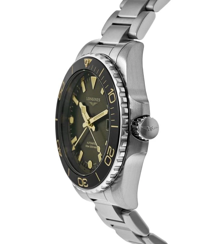 Longines Longines HydroConquest GMT Automatic Green Dial Steel Men's Watch L3.890.4.06.6 3