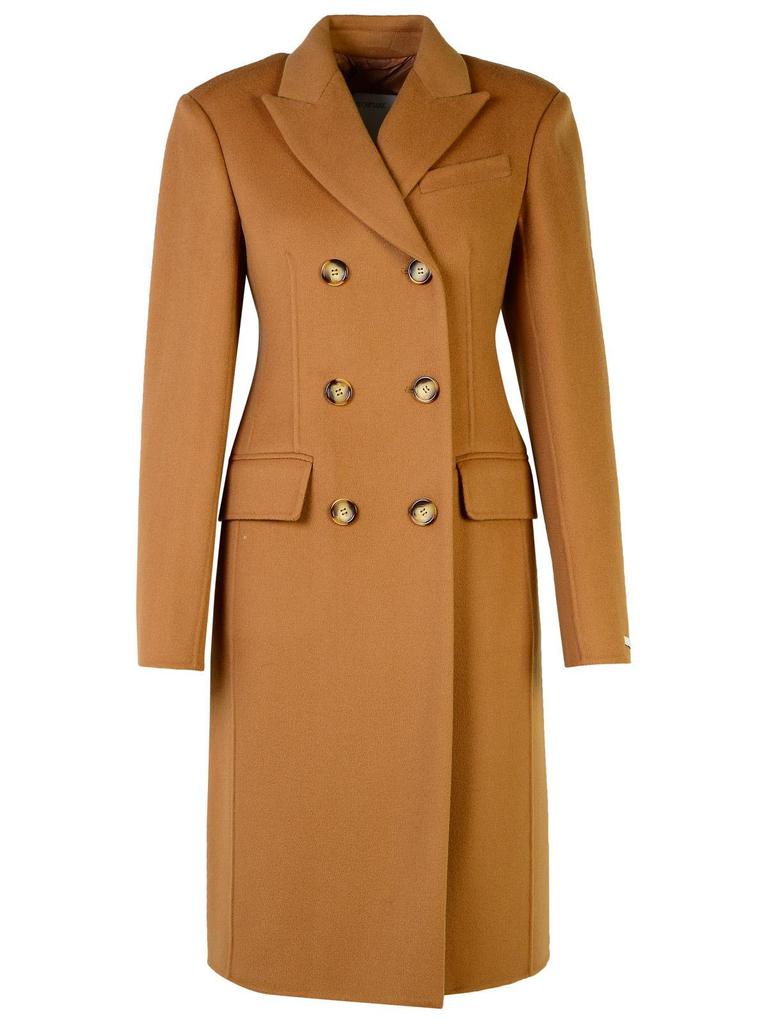 ジャケット Sportmax Double-Breasted Brown Wool Jacket Sportmax Double-breasted brown wool jacket | TheDoubleF