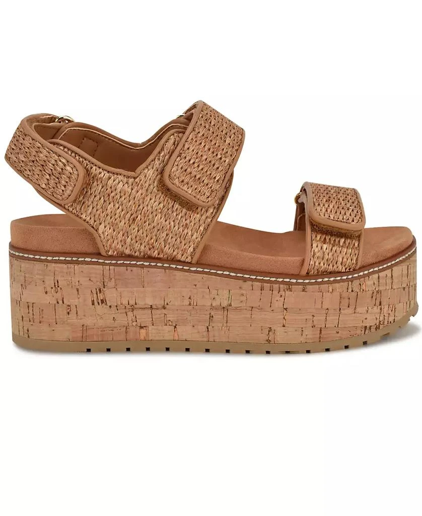 Nine West Women's Heavin Woven Platform Wedge Sandals 2