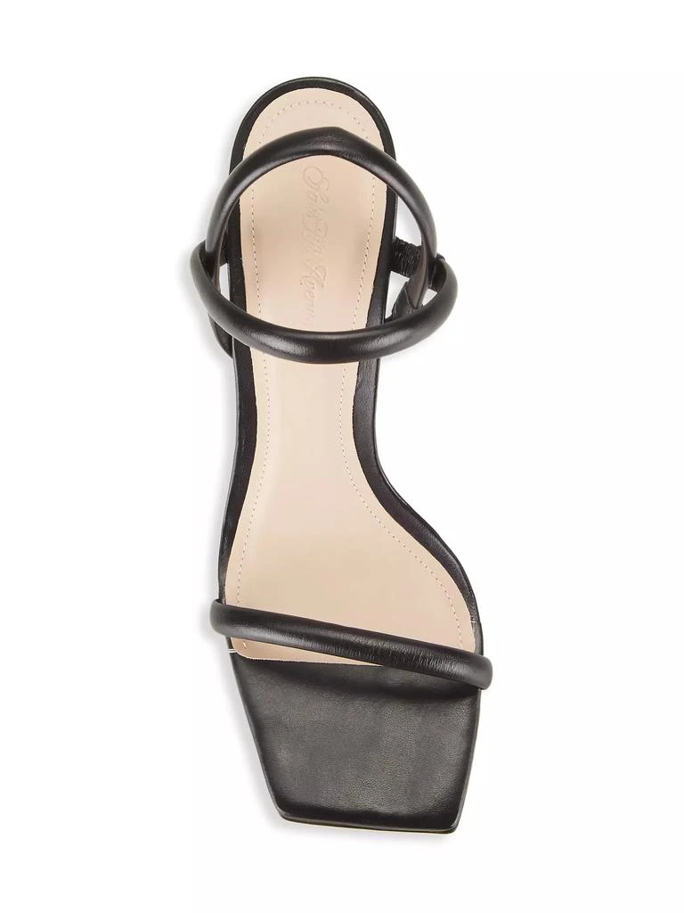 Saks Fifth Avenue COLLECTION Strappy Leather Heels 5