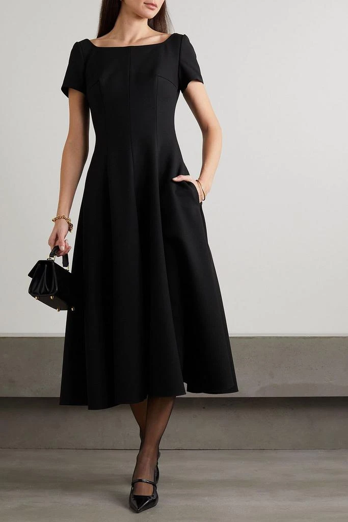 Emilia Wickstead Marielle open-back stretch-crepe midi dress 2
