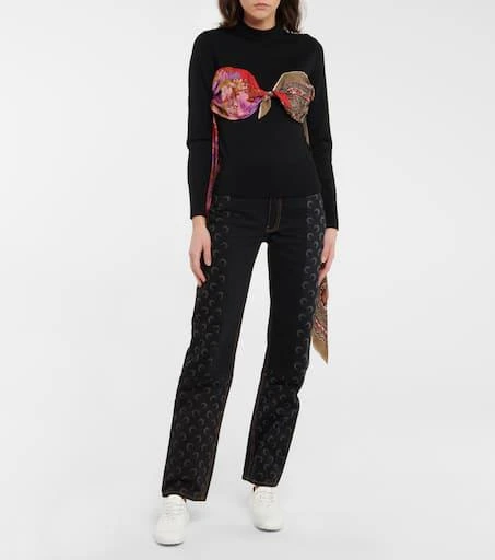 Jimmy Choo x Marine Serre leather sneakers 2