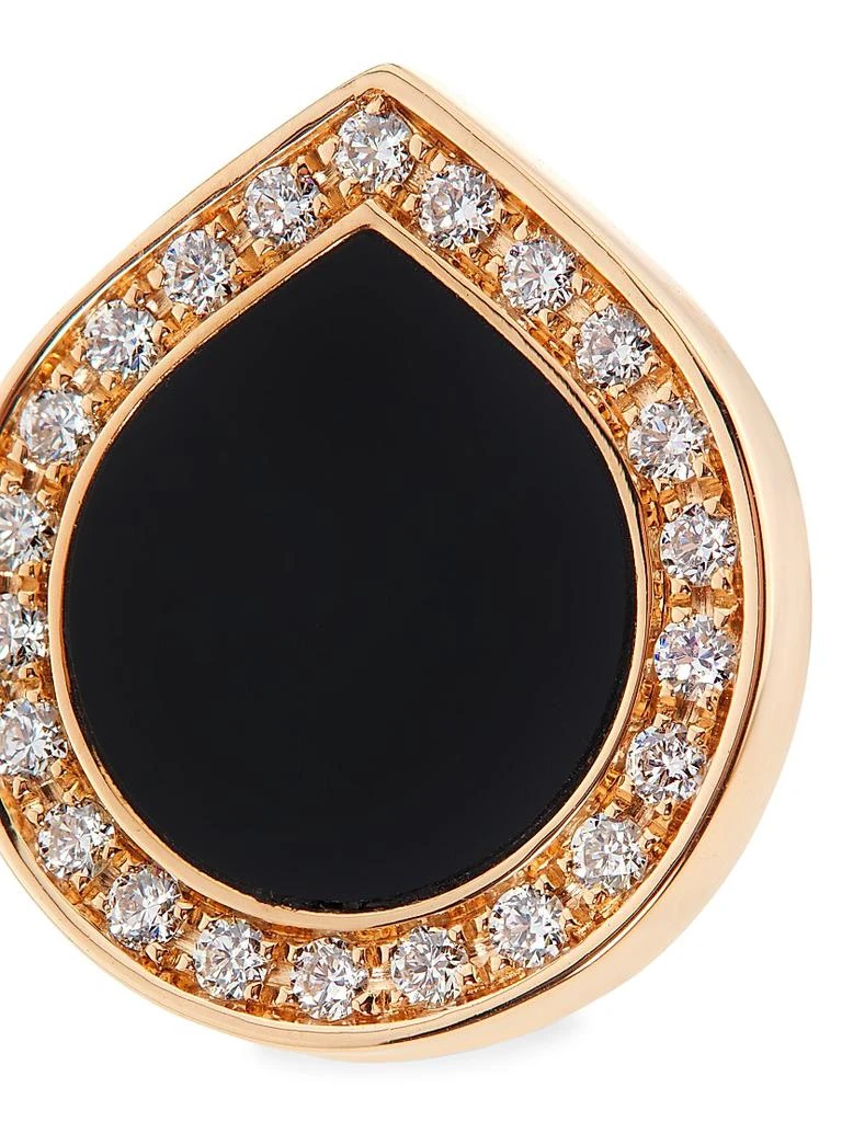 Repossi Antifer 18K Rose Gold, Gemstone & 0.08 TCW Diamond Single Stud Earring 4