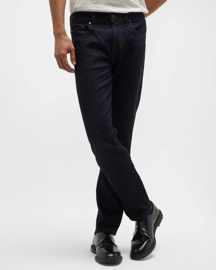 7 For All Mankind Men
s Luxe Performance Straight-Leg Jeans 5