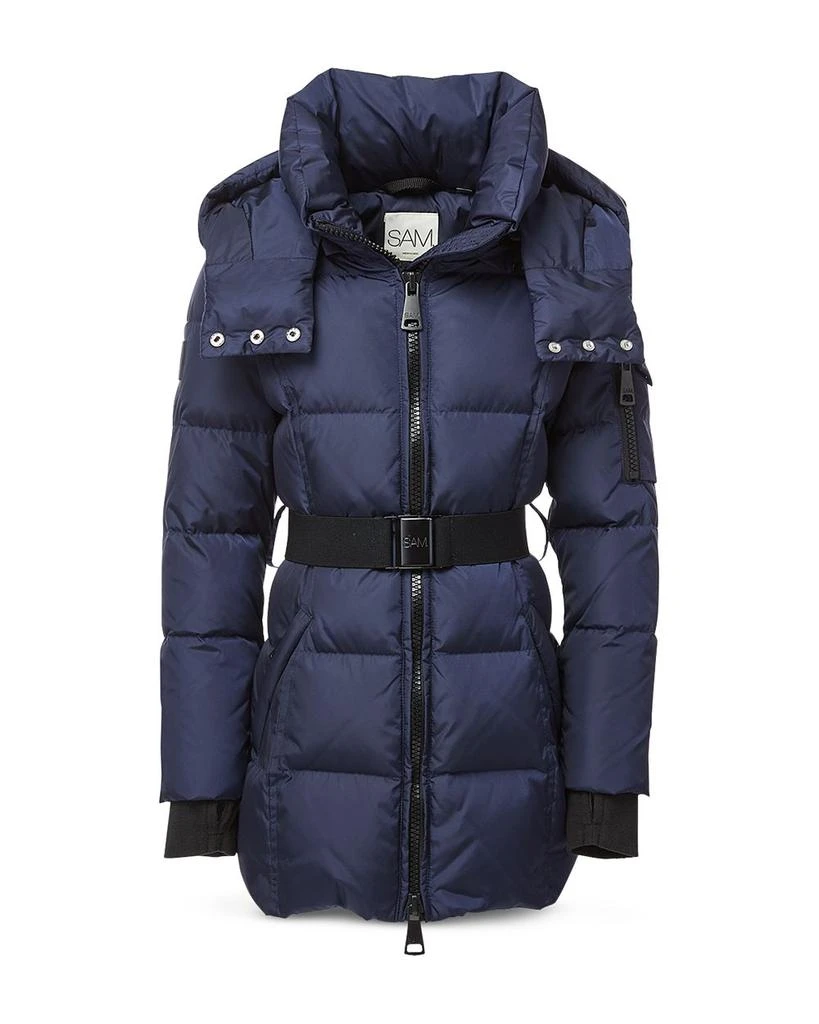 SAM. Girls' Matte Soho Mid Length Quilted Down Coat - Little Kid 1