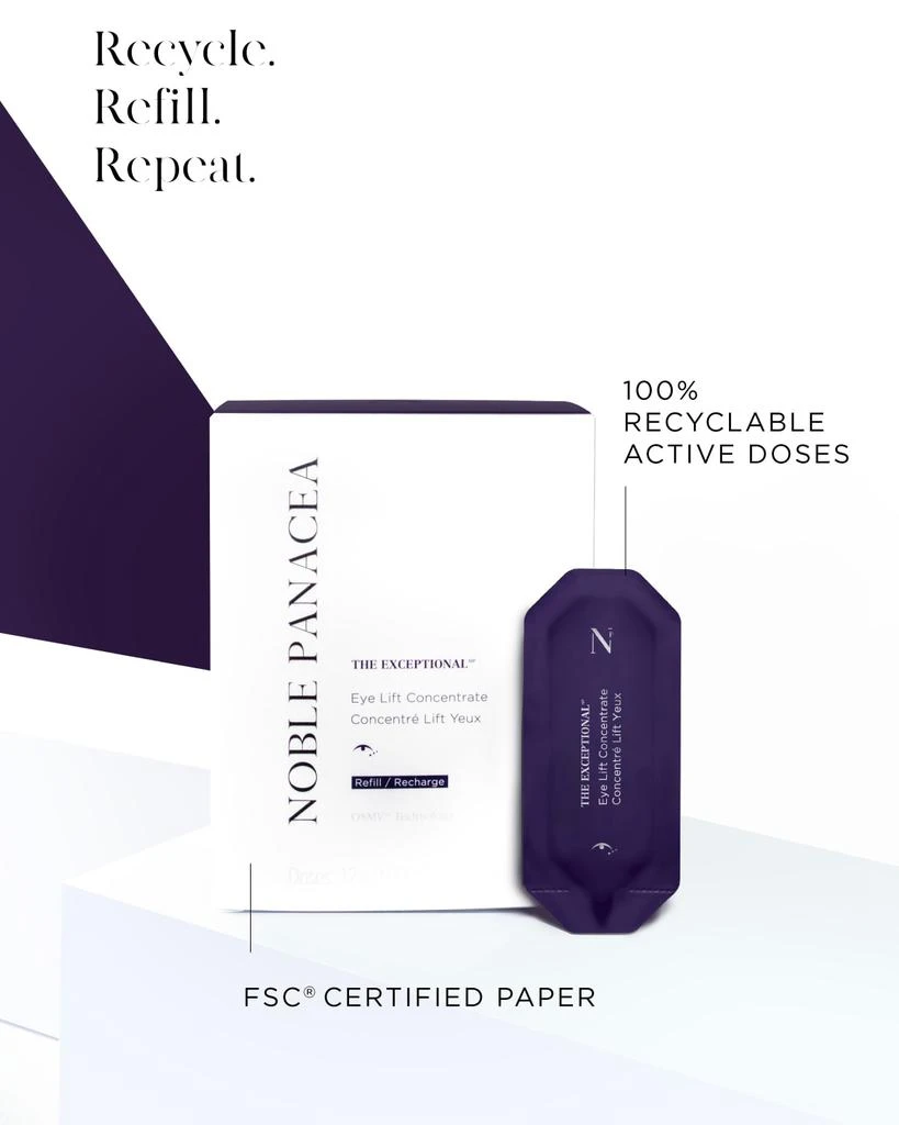 NOBLE PANACEA The Exceptional Eye Lift Concentrate Refill, 12 Doses 9