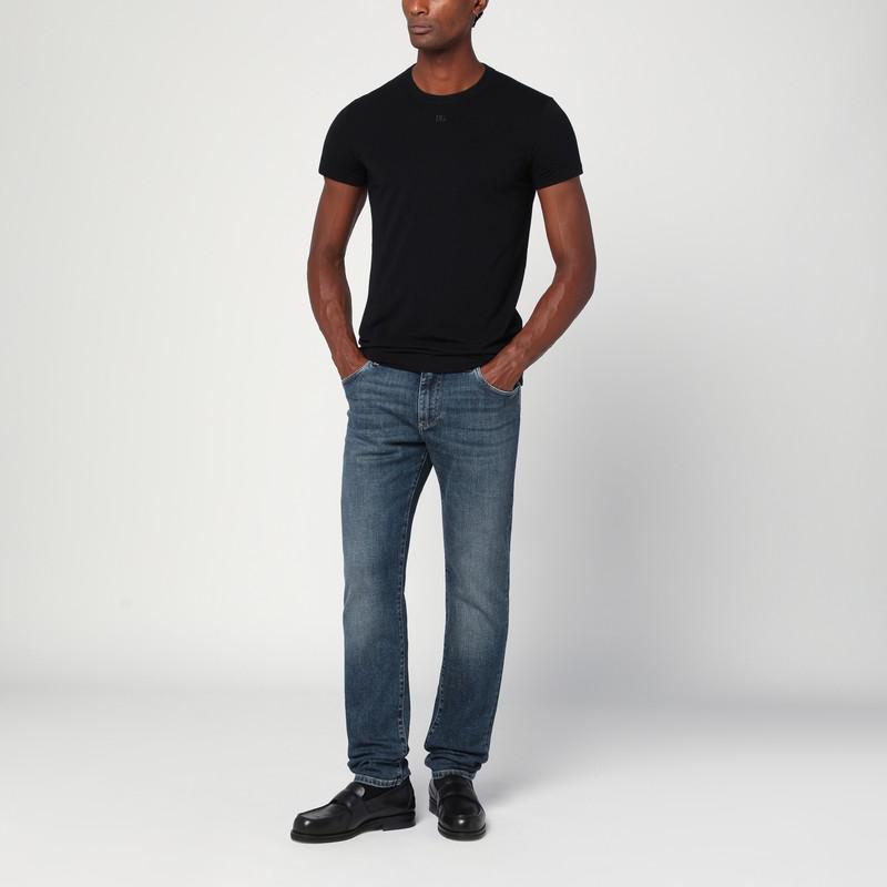 Dolce & Gabbana Slim stretch light blue washed jeans