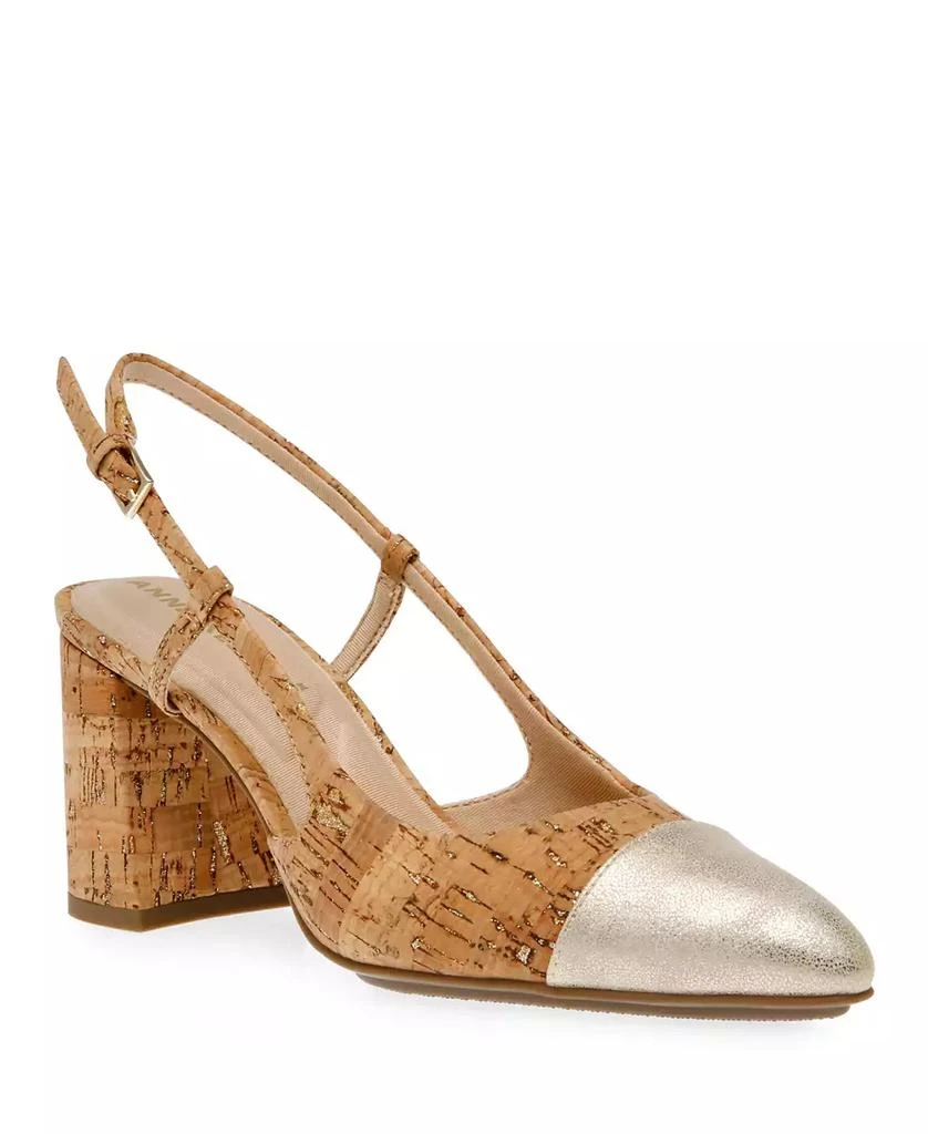Anne Klein Women's Brooklyn Block Heel Slingback Dress Pumps 1