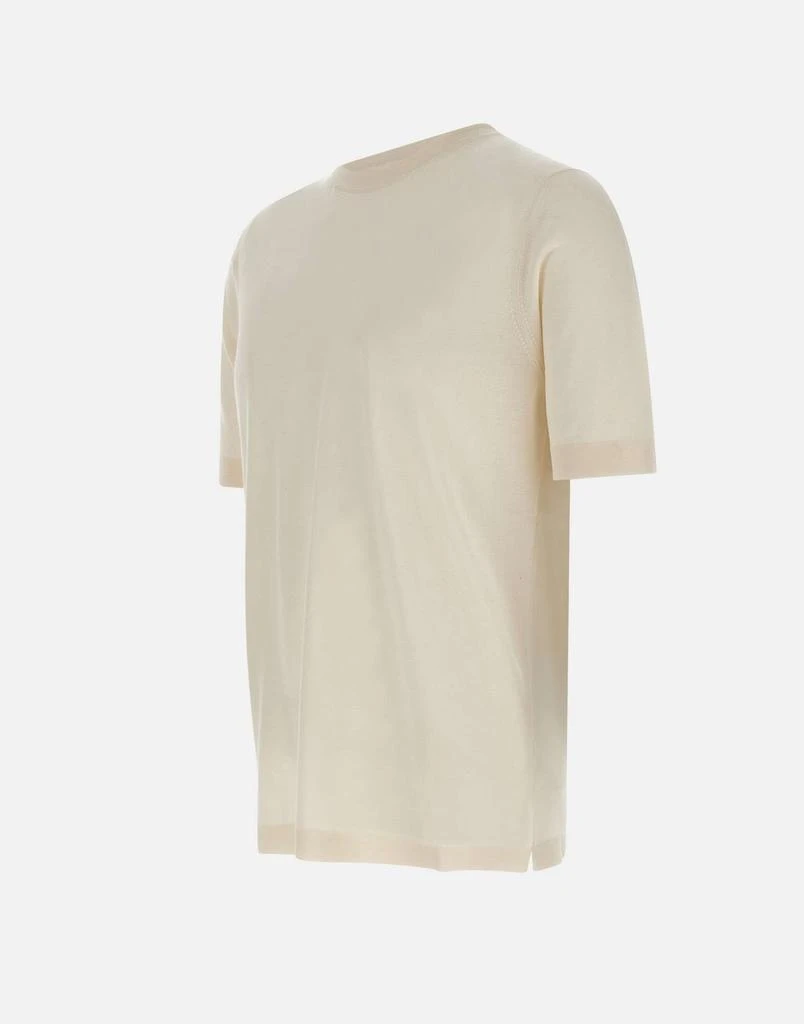FILIPPO DE LAURENTIIS Wool, silk and cashmere t-shirt 2