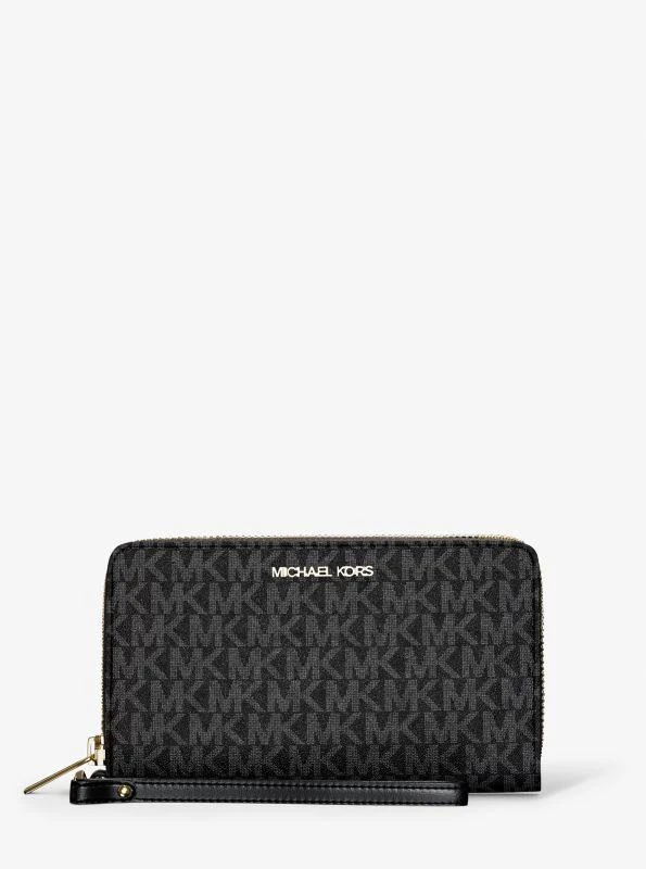 Michael Kors Jet Set Large Signature Logo Smartphone Wallet 1