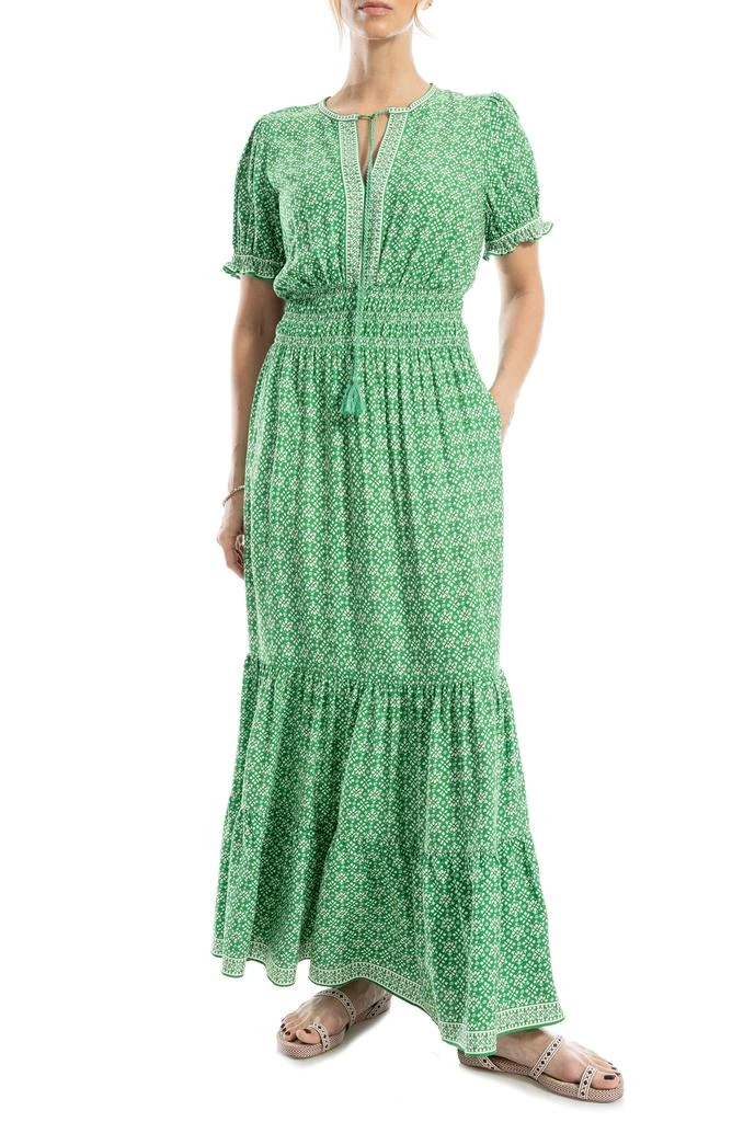 Shop Short Sleeve Tiered Maxi Dress on Sale at BeyondStyle – Get