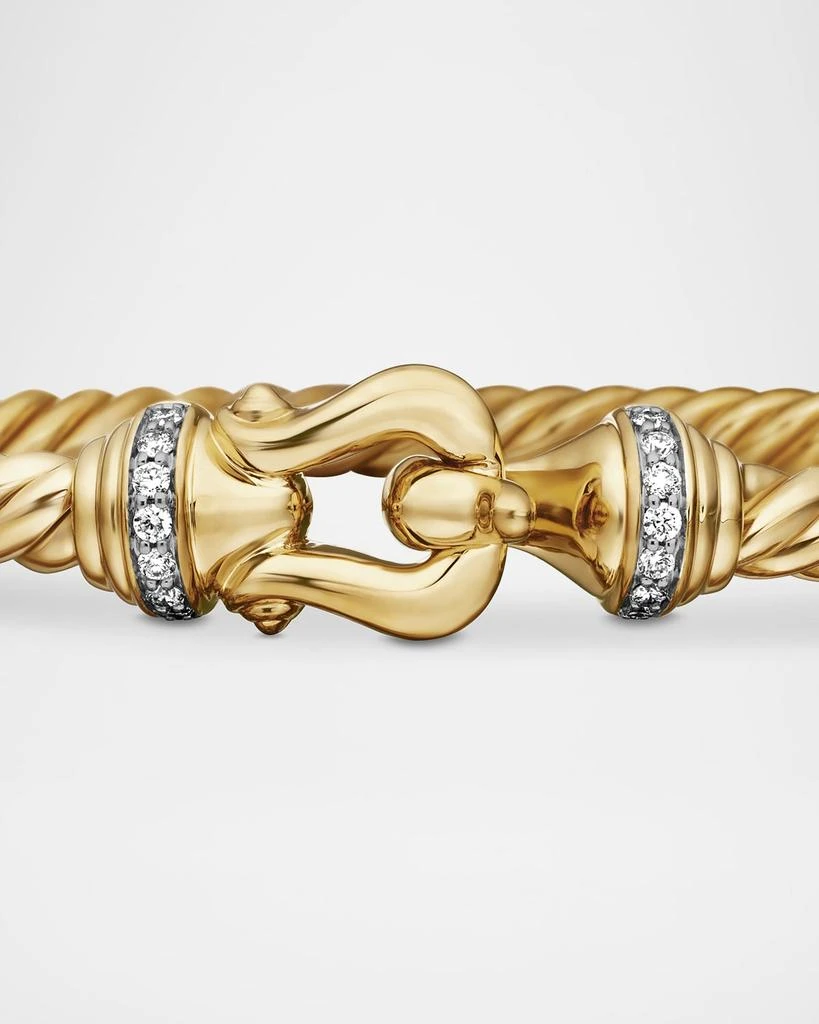 David Yurman Cable Buckle Bracelet in 18K Gold, 3.5mm 5
