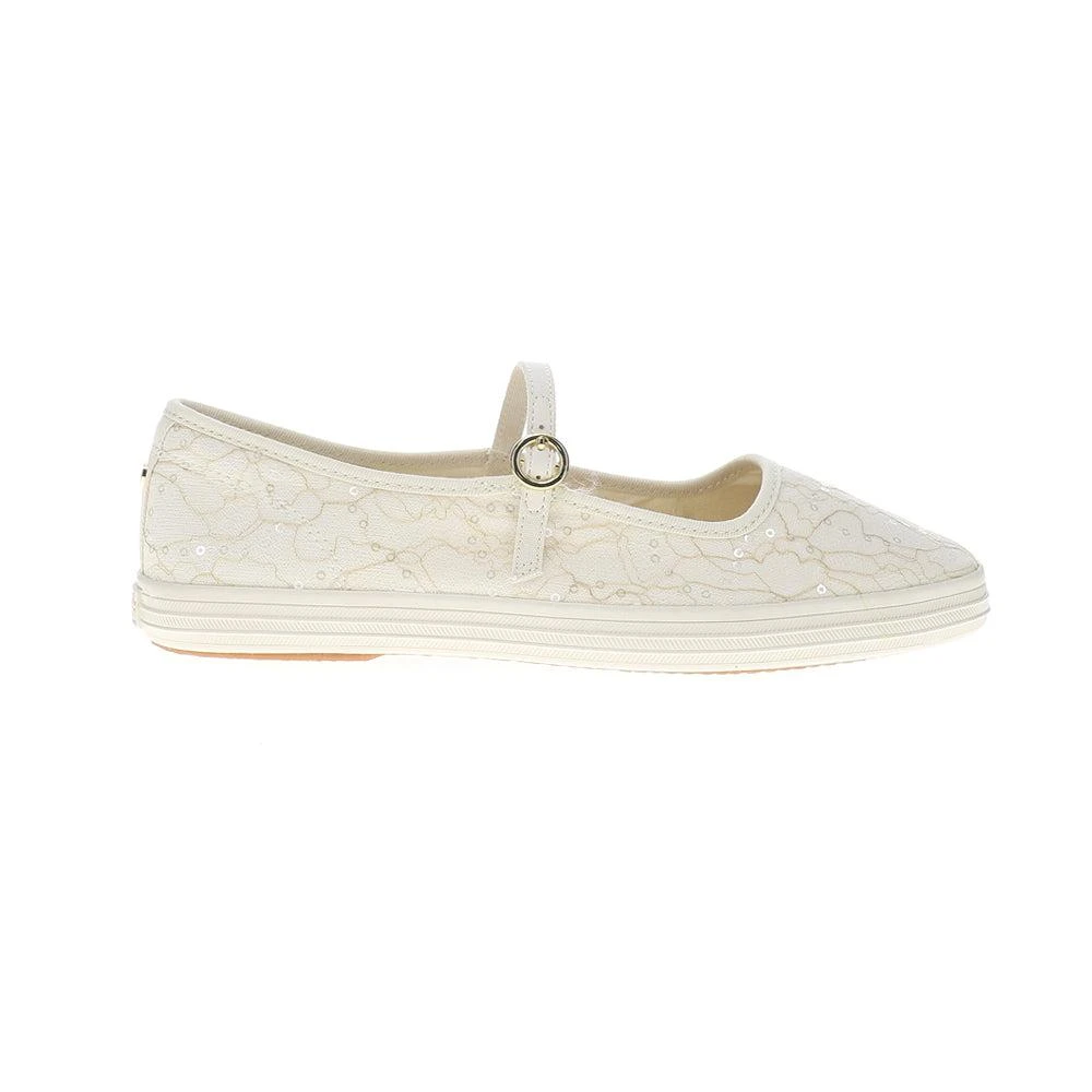 Keds Square Toe Mary Jane Floral Lace Celebrations Flats 1