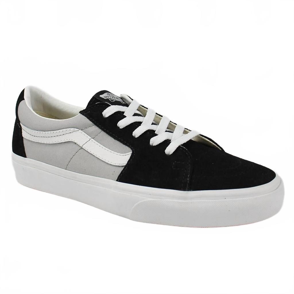 Vans Men's Sk8-Low Sneaker In Black/drizzle