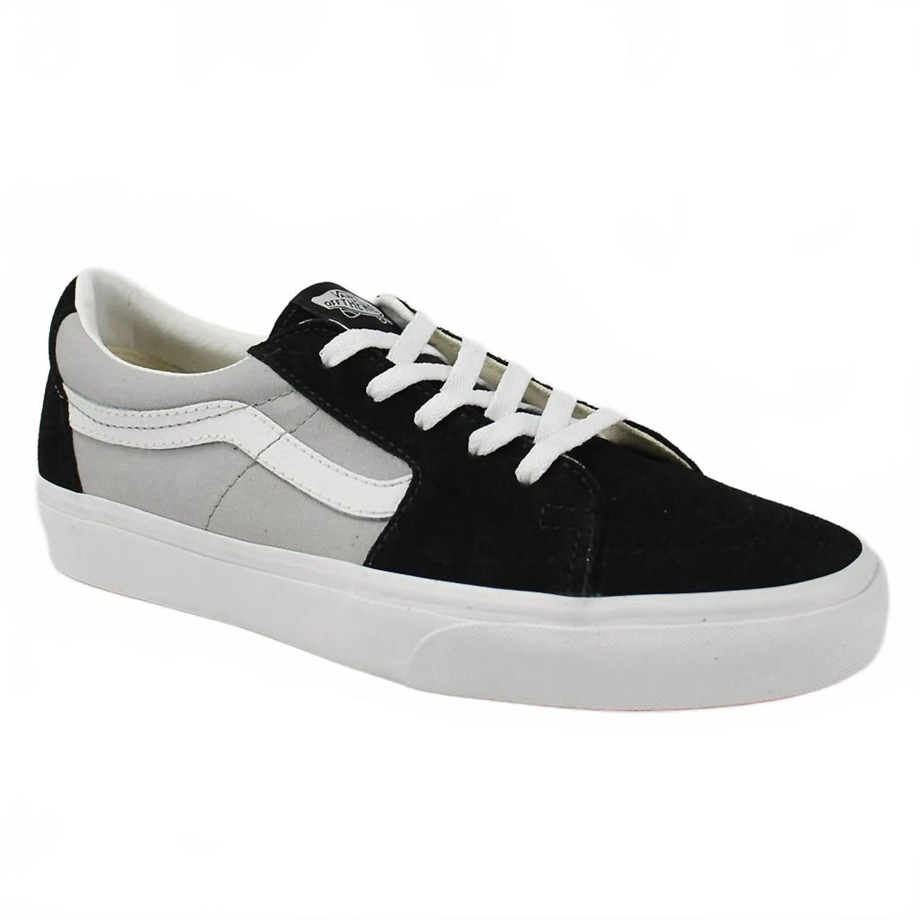 Vans Men's Sk8-Low Sneaker In Black/drizzle 1
