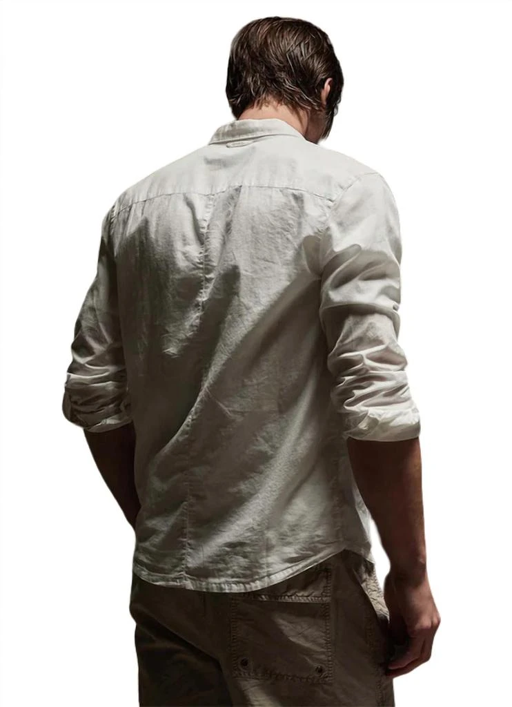 James Perse Standard Shirt In White 3