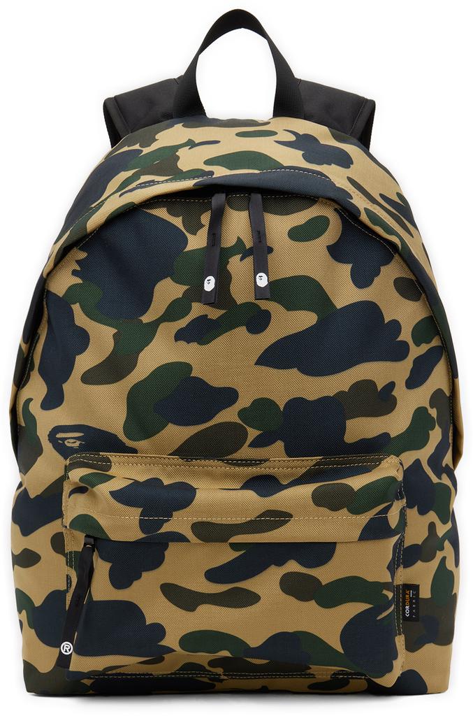 BAPE Yellow 1st Camo Cordura Day Backpack