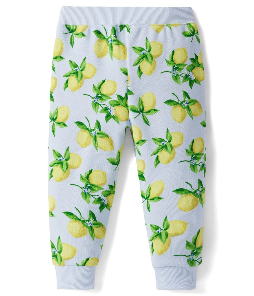 Janie and Jack Lemon Print Joggers (Toddler/Little Kids/Big Kids) 2