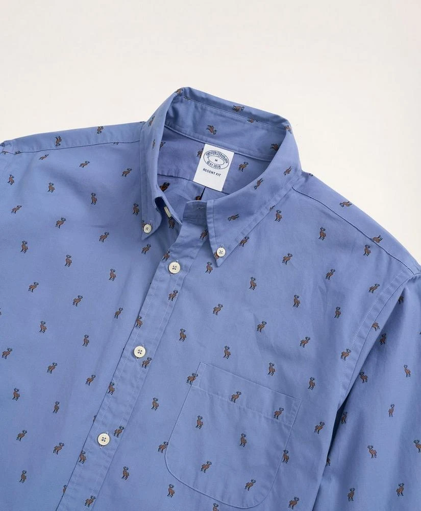 Brooks Brothers Regent Regular-Fit Sport Shirt, Moose Motif 2