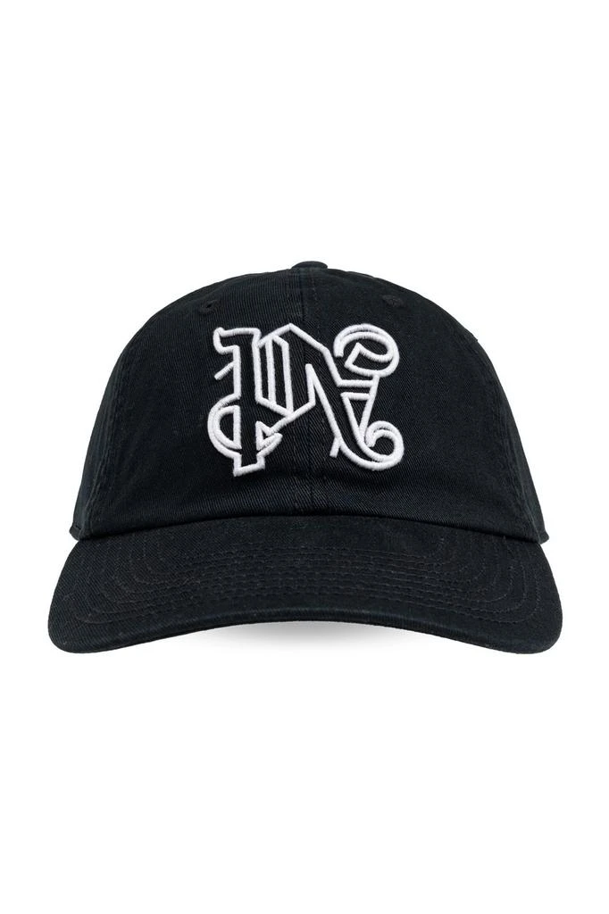 Palm Angels Palm Angels Monogram Embroidered Baseball Cap 1