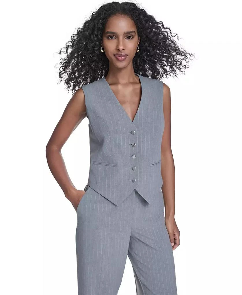 Calvin Klein Women's Pinstripe Vest Top 1