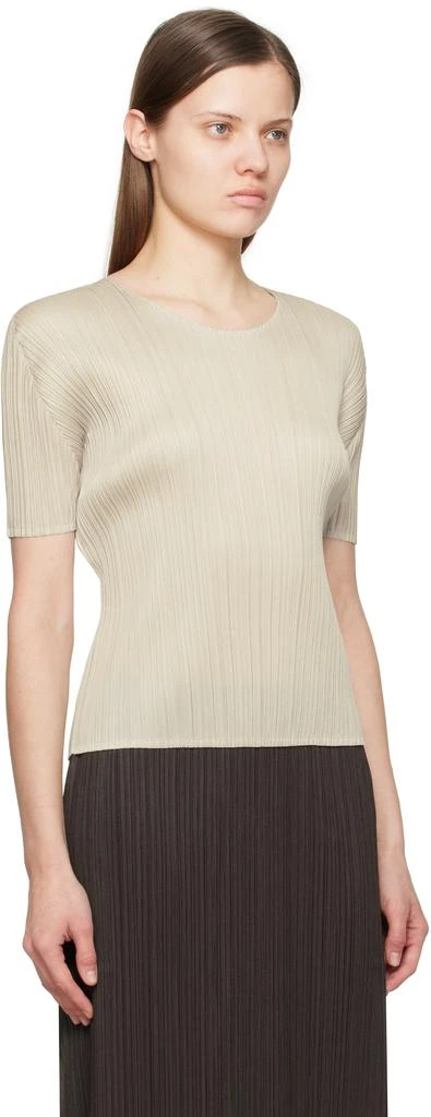 Pleats Please Gray New Colorful Basics 4 T-shirt 2