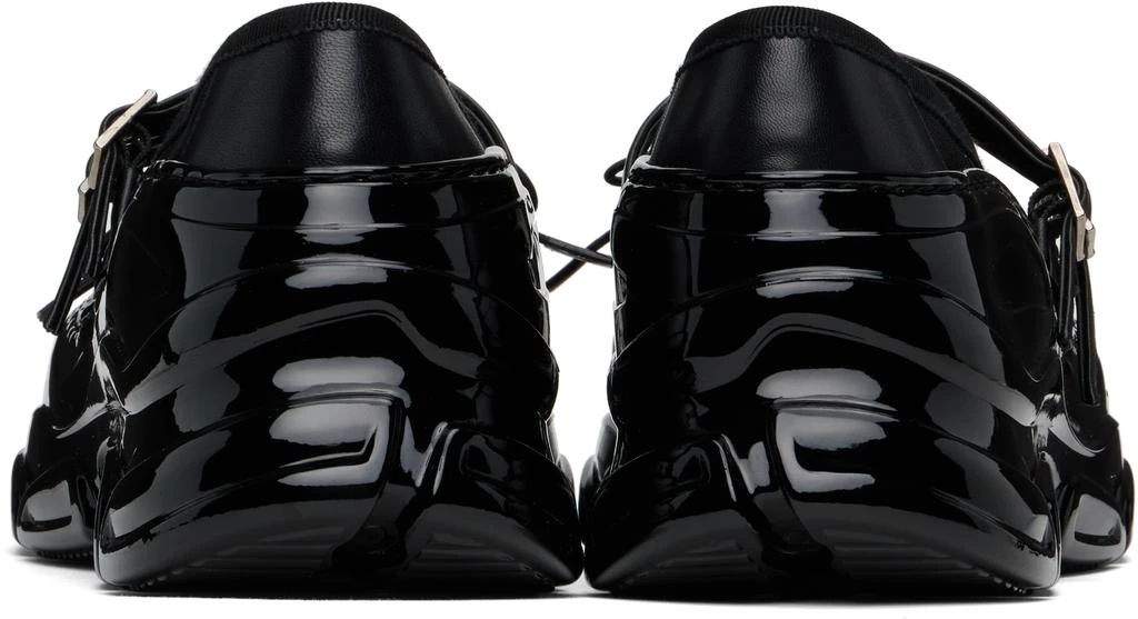 Simone Rocha Black Mesh Tracker Ballerina Sneakers 2