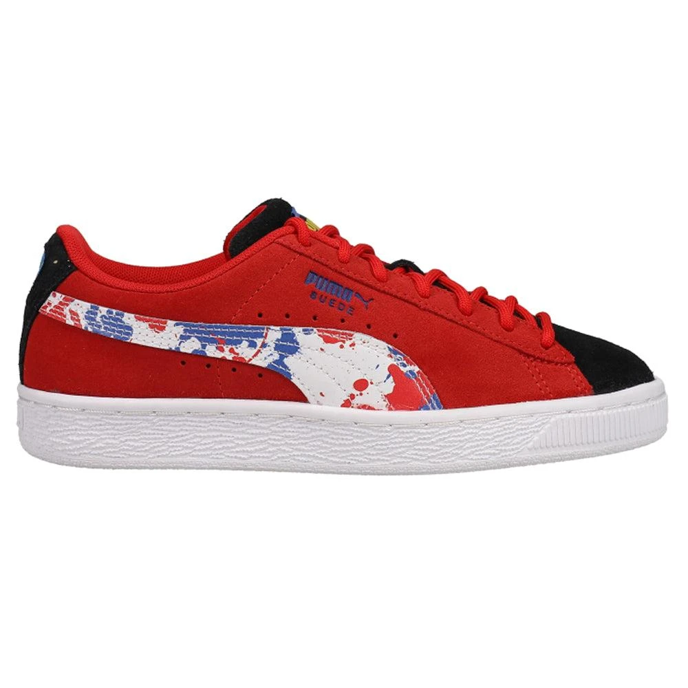 Puma Suede Splash Lace Up Sneakers (Big Kid)