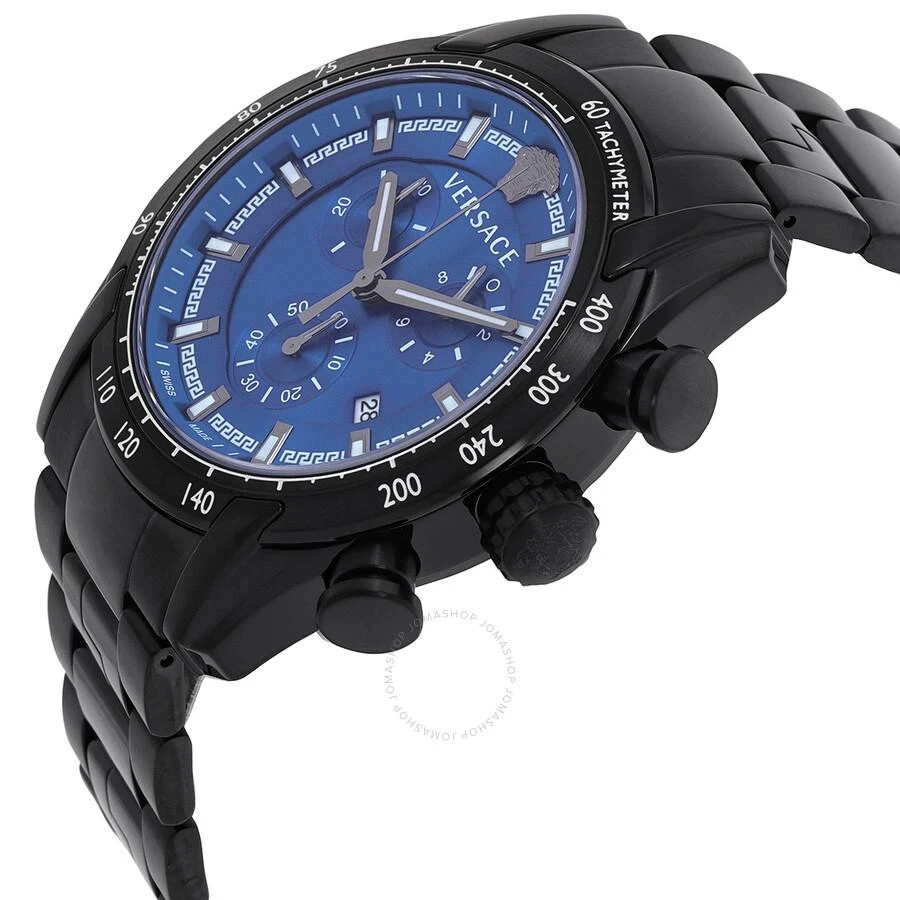 Versace V-Ray Chronograph Quartz Blue Dial Men's Watch VE2I00521 2
