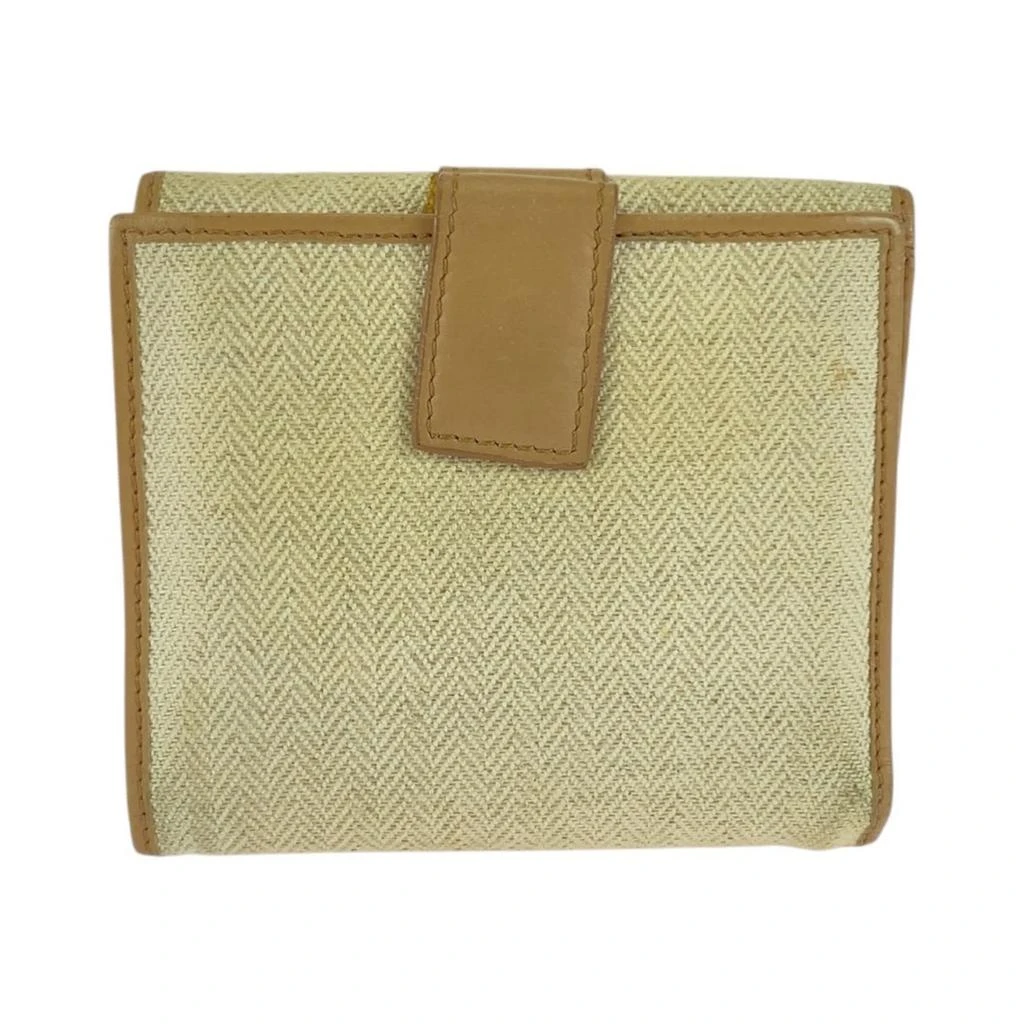 BVLGARI Tweed Leather Wallet (Bi-Fold) (Pre-Owned) 2