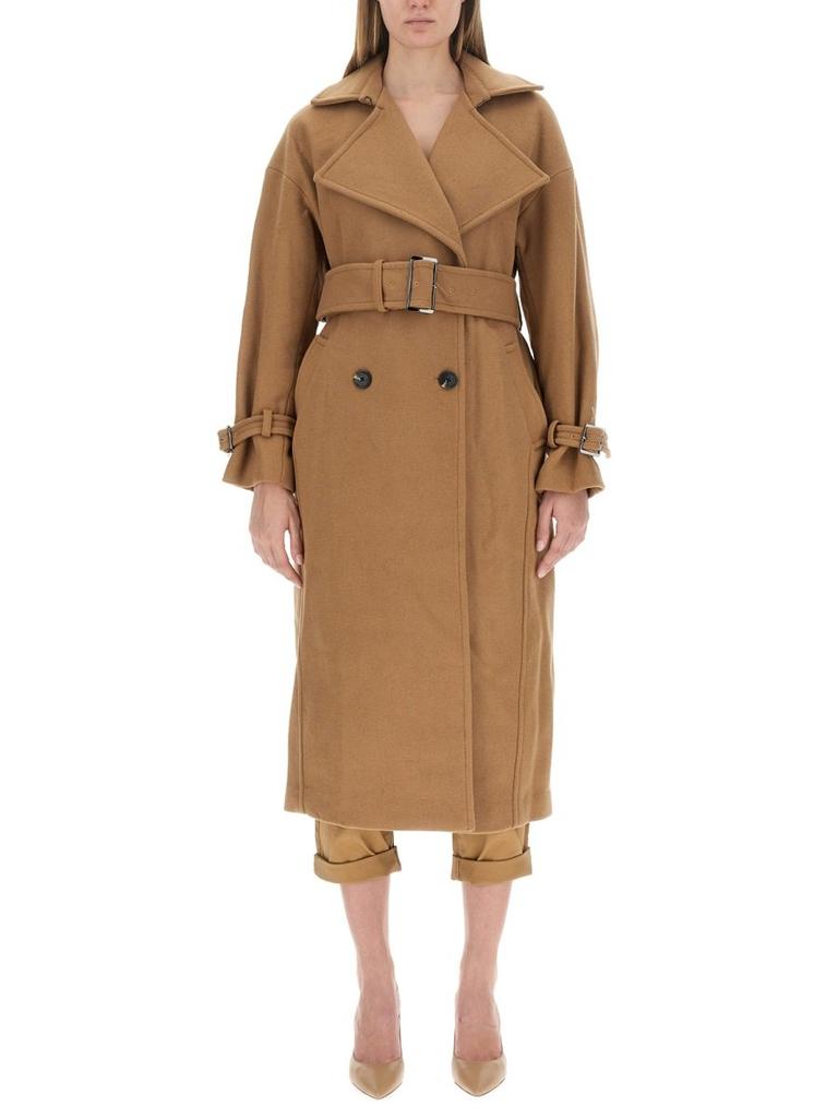 【送料&関税込】Michael Kors Belted Twill Trench Coat Michael Kors Michael Michael Kors Belted Twill Trench Coat