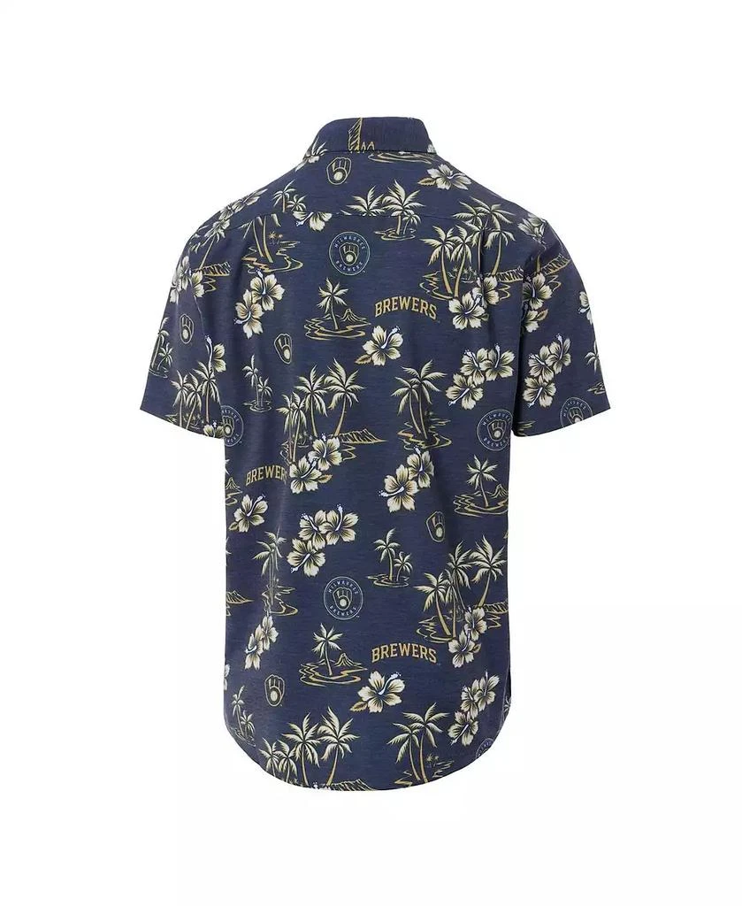 Reyn Spooner Men's Navy Milwaukee Brewers Kekai Button-Down Shirt 3