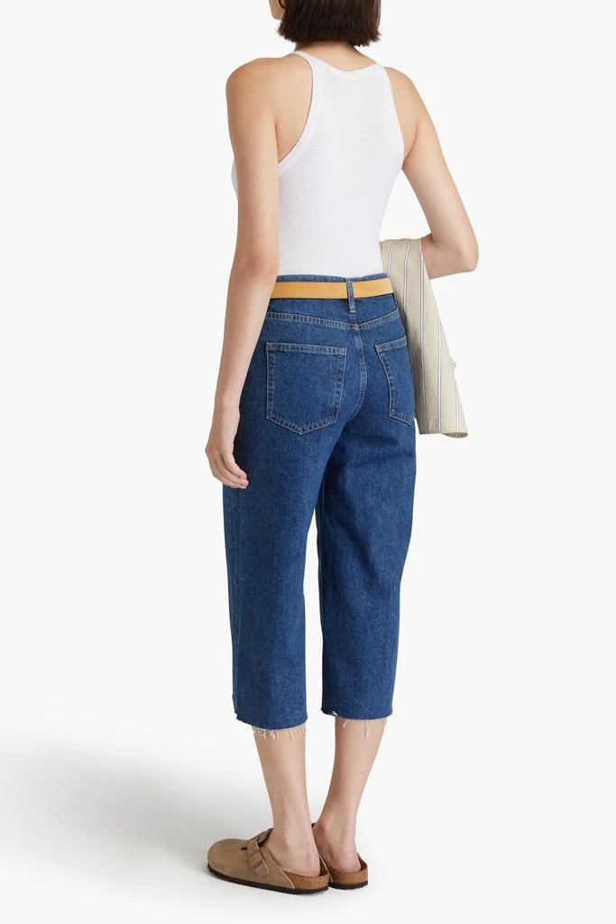 FRAME Cropped high-rise straight-leg jeans 3