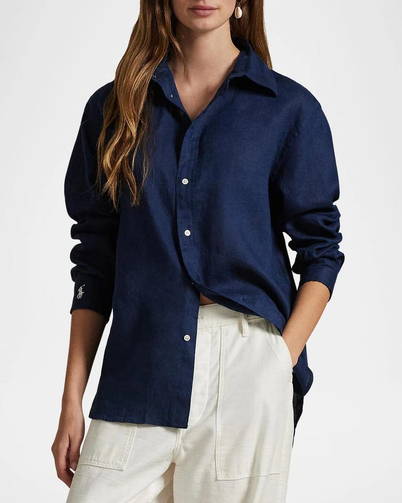 Ralph Lauren Oversize Fit Linen Shirt 4