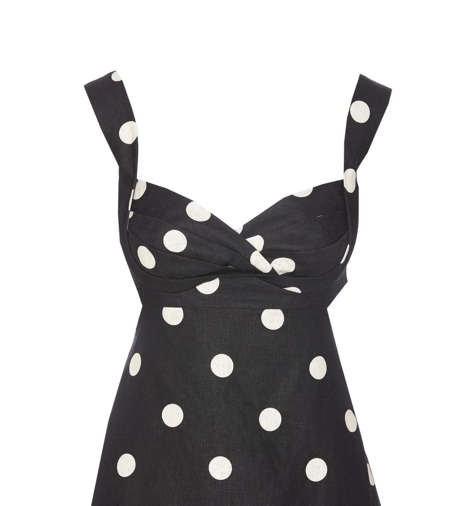 Zimmermann Zimmermann Polka-Dot Tied Midi Dress 4