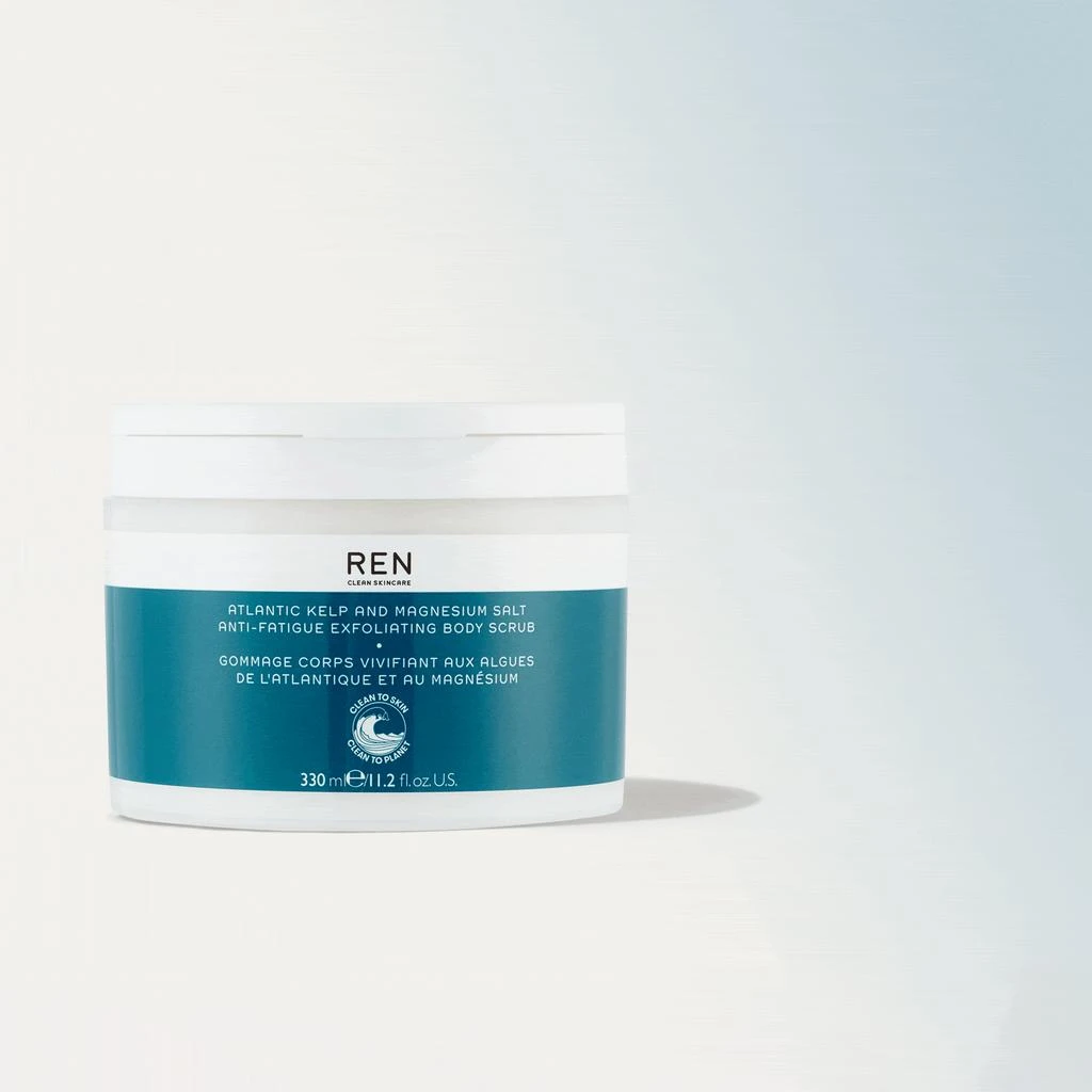 REN Clean Skincare Atlantic Kelp and Magnesium Salt Anti-Fatigue Exfoliating Body Scrub 3