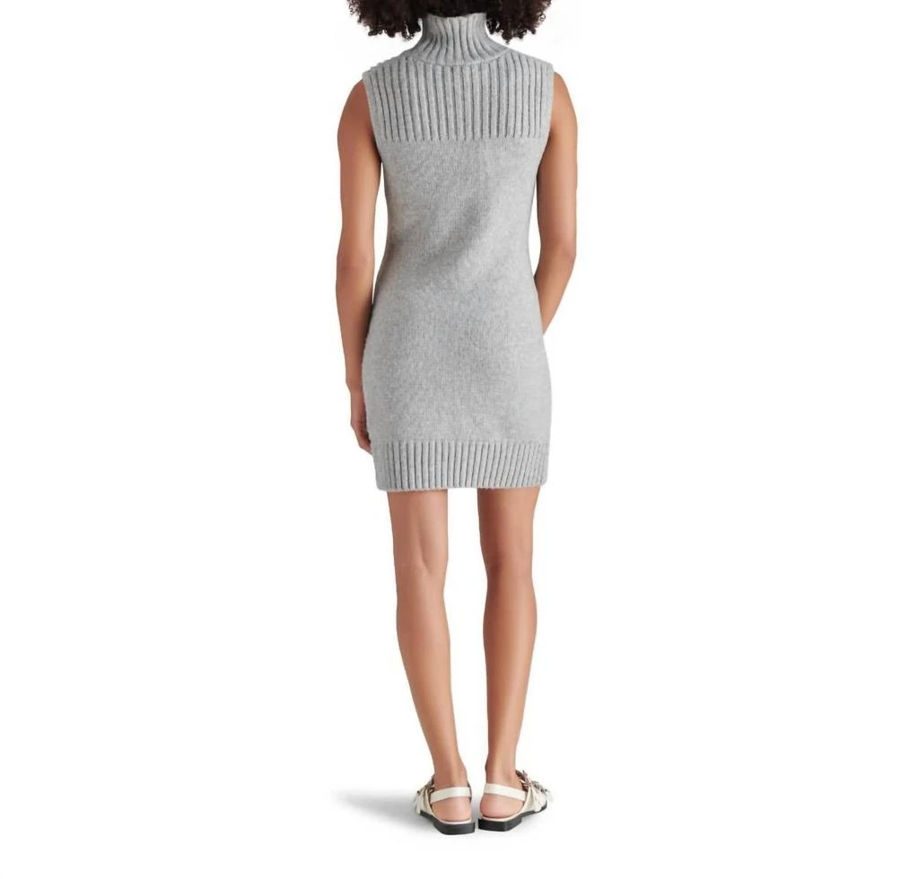 Steve Madden Steve Madden - Karissa Turtleneck Sleeveless Sweater Mini Dress 3