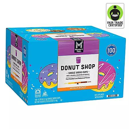 Member's Mark Member’s Mark Donut Shop Medium Roast Coffee Pods, 100 ct.