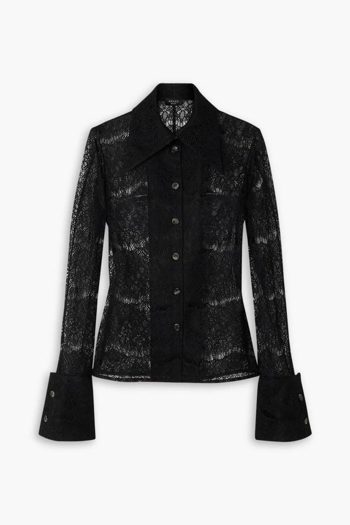 A.W.A.K.E. Mode Lace and silk shirt 1