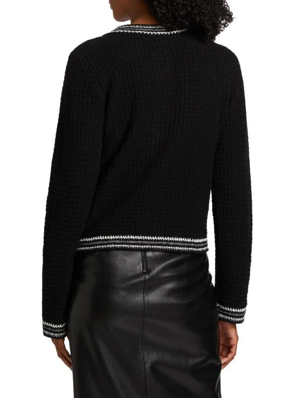 Design History Contrast-Trim Cardigan 2