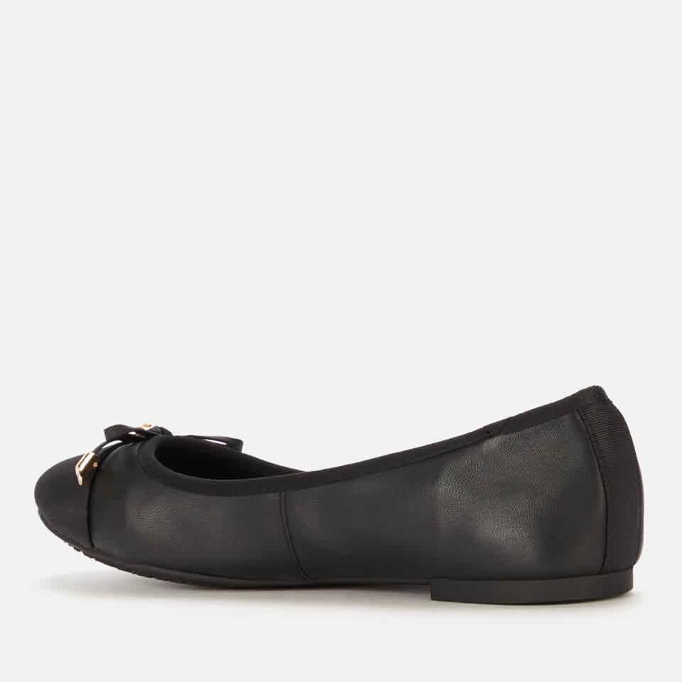 Dune DUNE LONDON WOMEN'S HARTLYN LEATHER BALLET FLATS