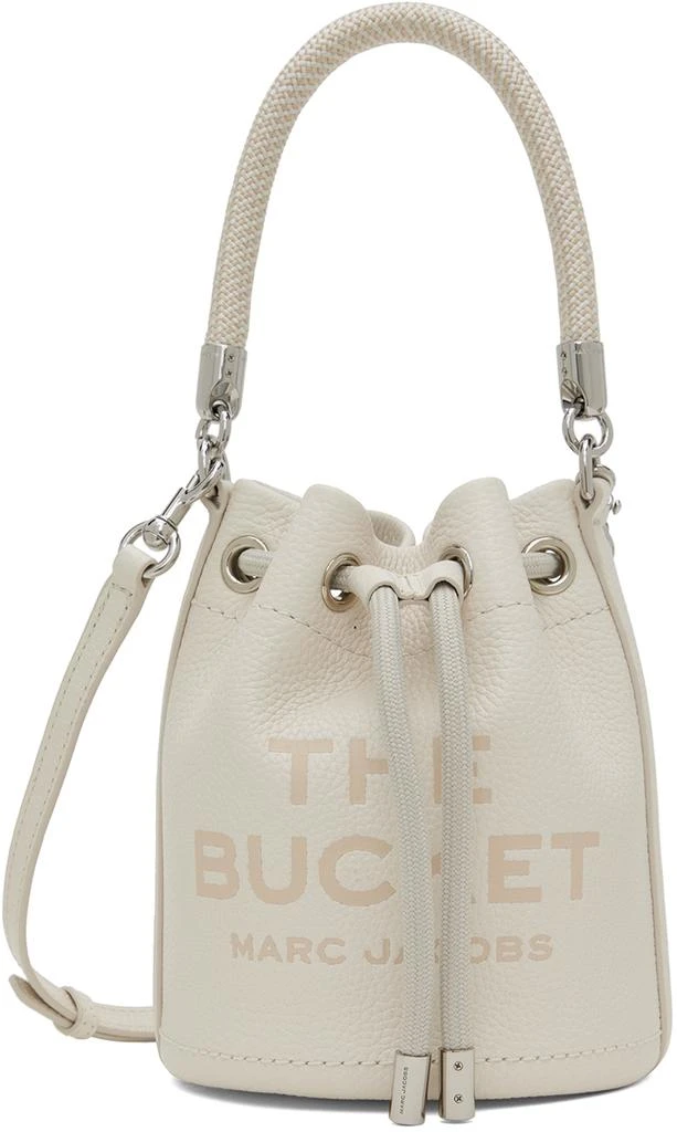 Marc Jacobs White 'The Leather Mini Bucket' Bag 1